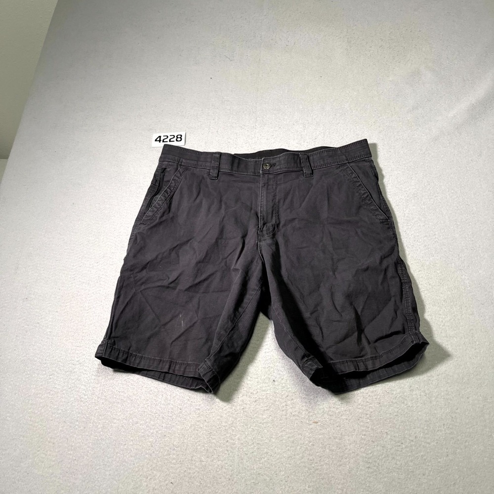 Weatherproof Vintage Cargo Shorts Mens 36 Gray Shadow Stretch Utility Outdoor‎